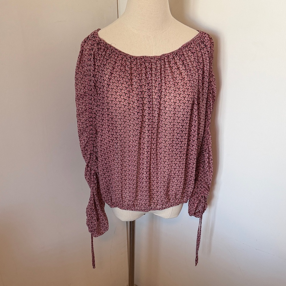 Octavia women’s Purple Patterned Top